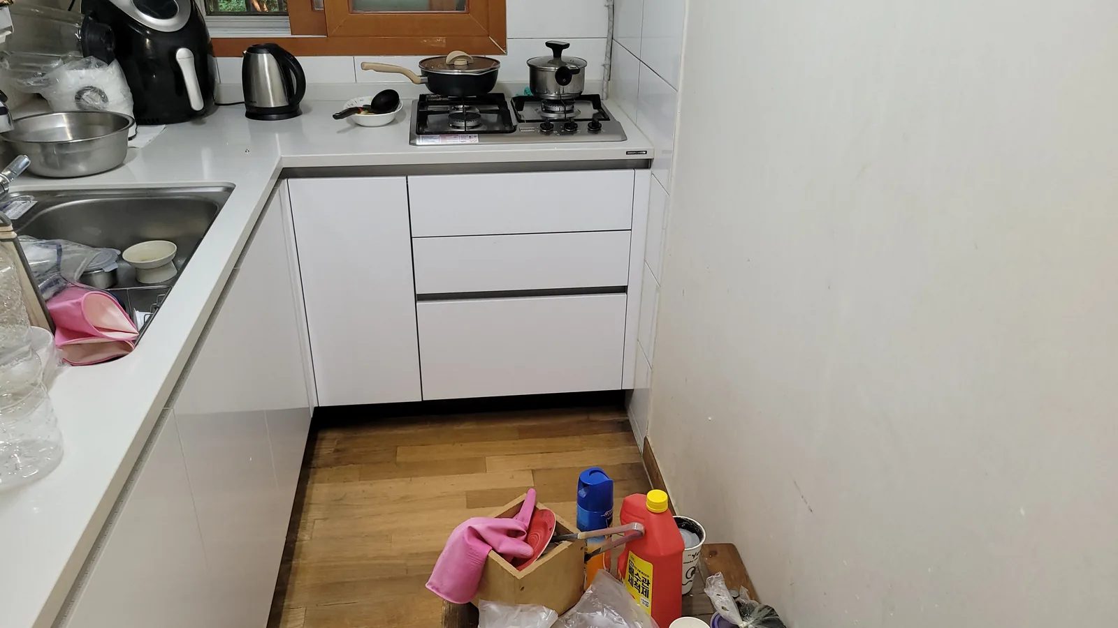 해운대구 누수탐지 우2동 누수탐지 싱크대도배물방울 도배에 맺힌 물방울, 확인 순서